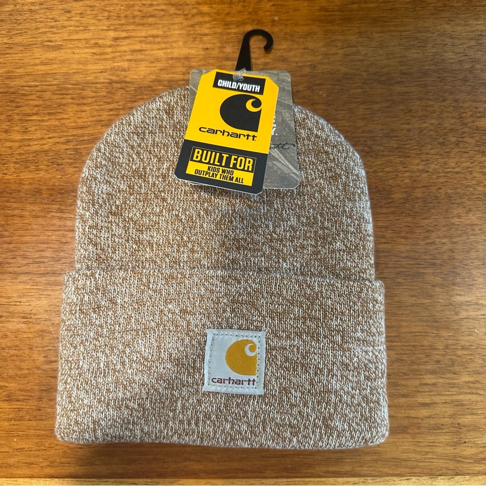 Carhartt Brown Knit Beanie - Picture 2 of 4